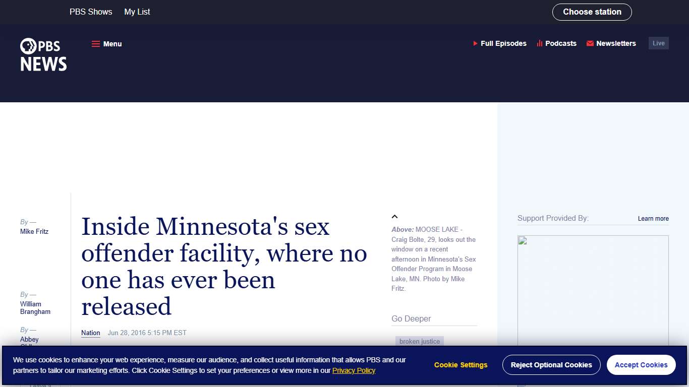 Inside Minnesota's sex offender facility, where no one has ever been released PBS News